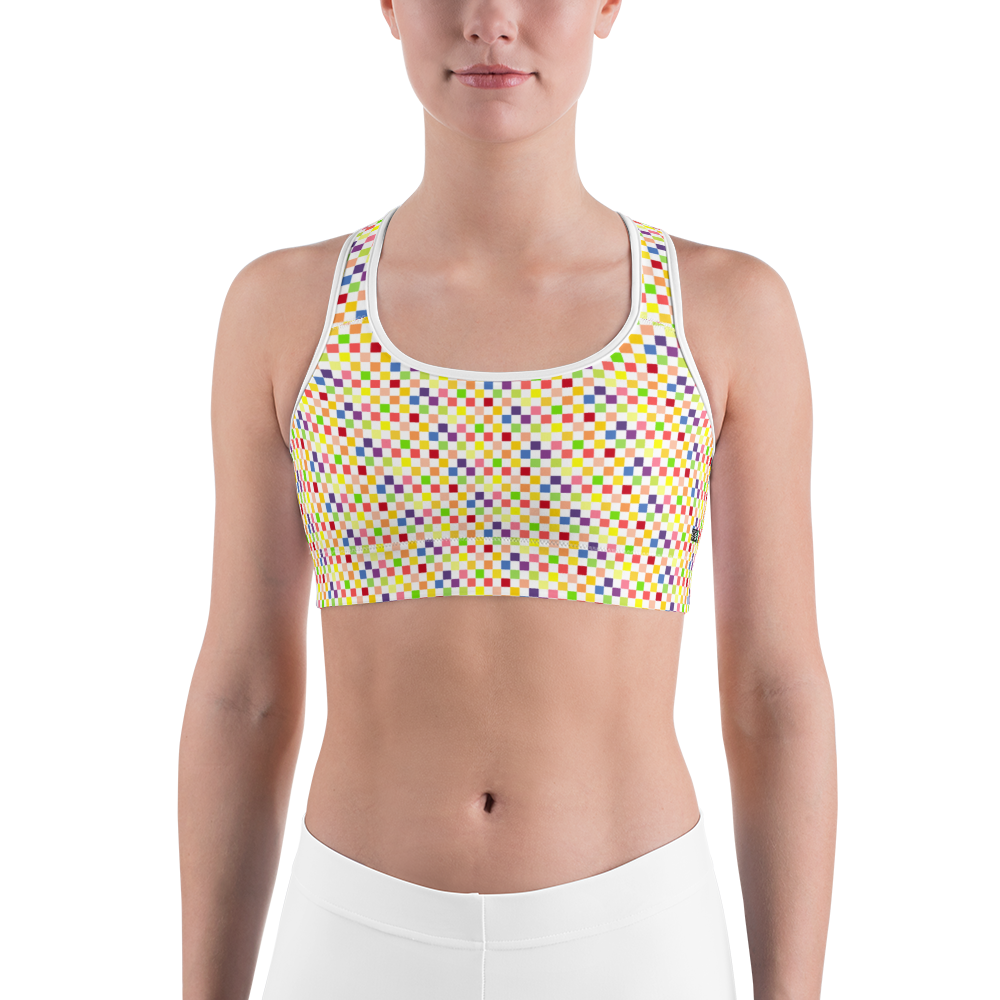 White - #1cdc29b0 - Fruit White - ALTINO Sports Bra - Summer Never Ends Collection - Stop Plastic Packaging - #PlasticCops - Apparel - Accessories - Clothing For Girls -