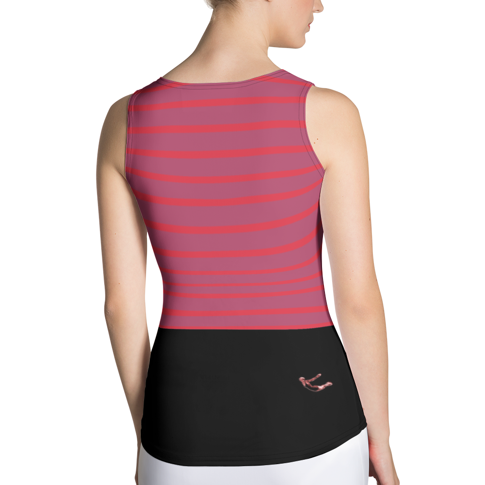 #86b059a0 - Plum Red Raspberry Sorbet - ALTINO Fitted Tank Top - Gelato Collection