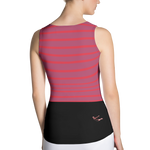 #86b059a0 - Plum Red Raspberry Sorbet - ALTINO Fitted Tank Top - Gelato Collection