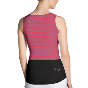 #86b059a0 - Plum Red Raspberry Sorbet - ALTINO Fitted Tank Top - Gelato Collection