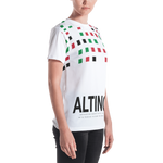 White - #16180030 - Viva Italia Art Commission Number 16 - ALTINO Crew Neck T - Shirt - Stop Plastic Packaging - #PlasticCops - Apparel - Accessories - Clothing For Girls - Women Tops