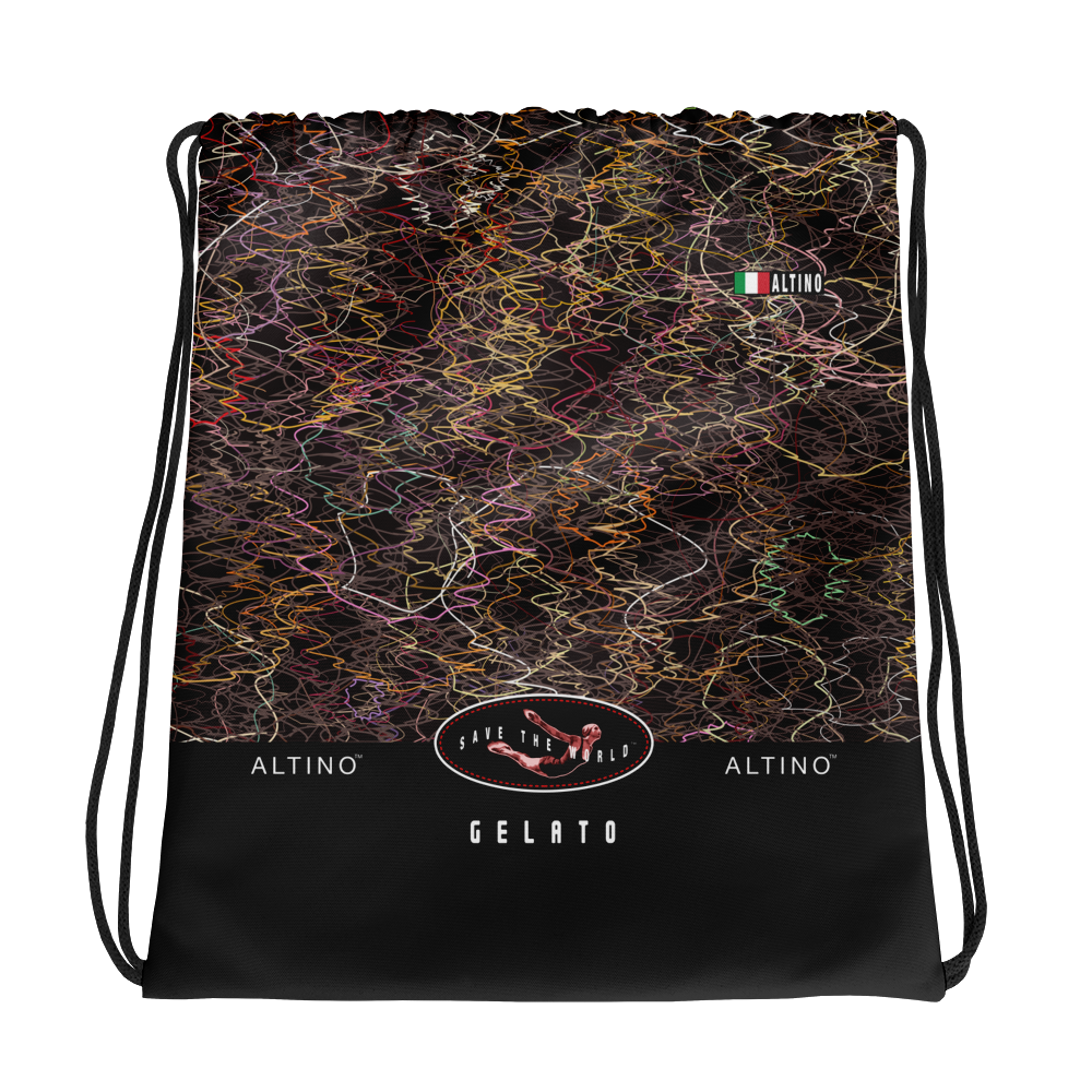 Black - #6e4cf2a0 - Black Chocolate All Flavors Rumble - ALTINO Draw String Bag - Sports - Stop Plastic Packaging - #PlasticCops - Apparel - Accessories - Clothing For Girls - Women Handbags