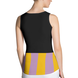 #fb4131a0 - Mango Blueberry Stracciatella - ALTINO Fitted Tank Top - Gelato Collection