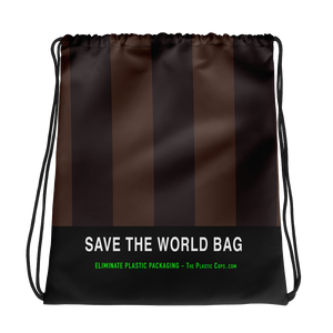 #a69e59a0 - Black Chocolate All Flavors Rumble - ALTINO Draw String Bag