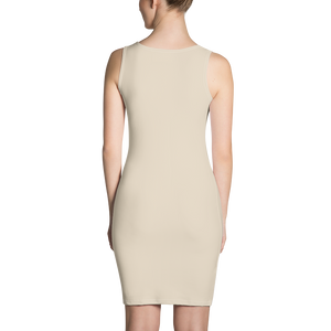#da049100 - French Vanilla Scoop - ALTINO Fitted Dress - Gelato Collection