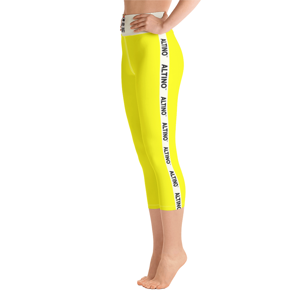 #7cba5f30 - Lemon - ALTINO Yoga Capri - Summer Never Ends Collection