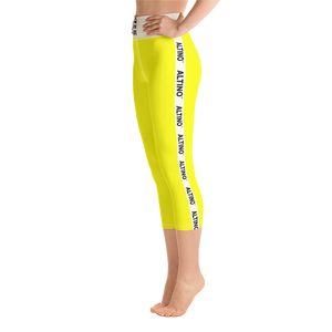 #7cba5f30 - Lemon - ALTINO Yoga Capri - Summer Never Ends Collection