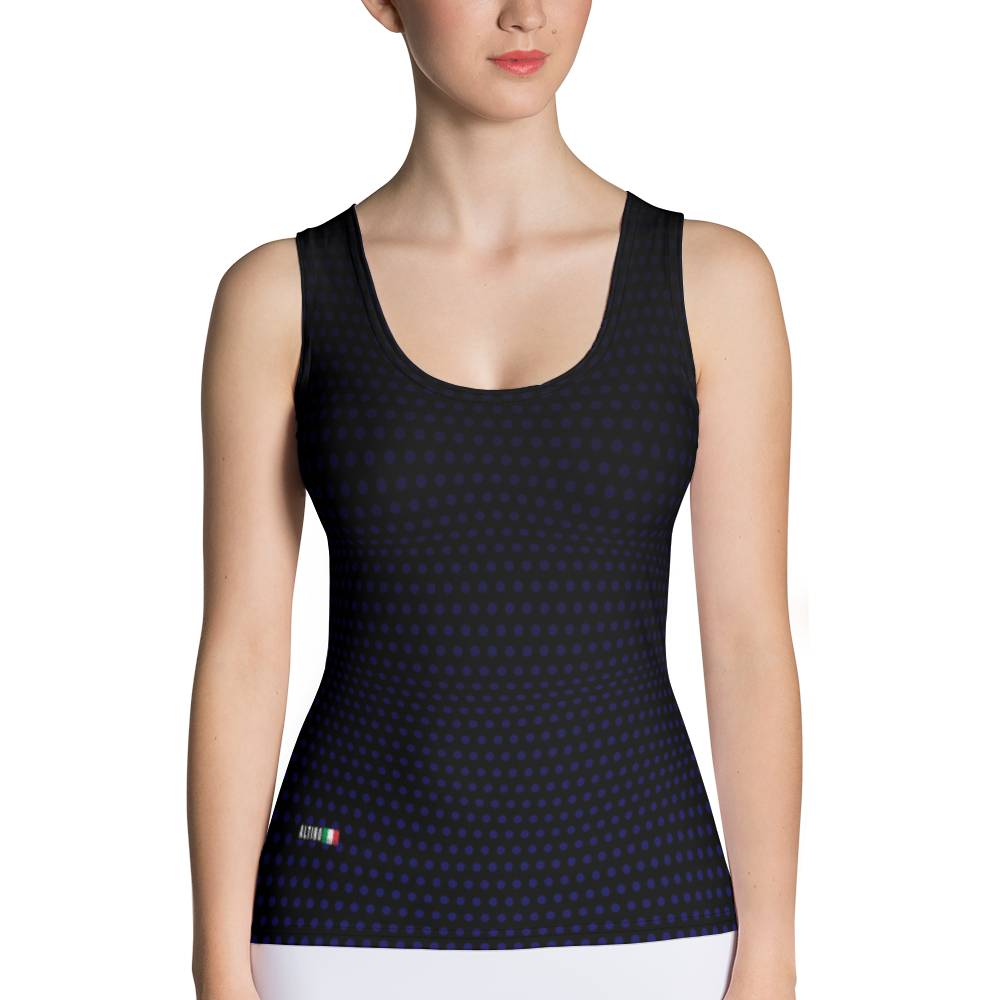Black - #07b20182 - ALTINO Fitted Tank Top - VIBE Collection - Stop Plastic Packaging - #PlasticCops - Apparel - Accessories - Clothing For Girls - Women Tops