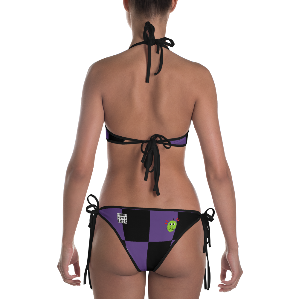 #c58d9d00 - Grape Black - ALTINO Reversible Bikini - Summer Never Ends Collection