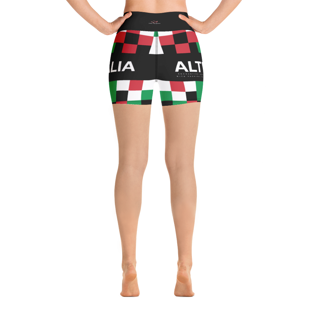 #28df16a0 - Viva Italia Art Commission Number 22 - ALTINO Yoga Shorts