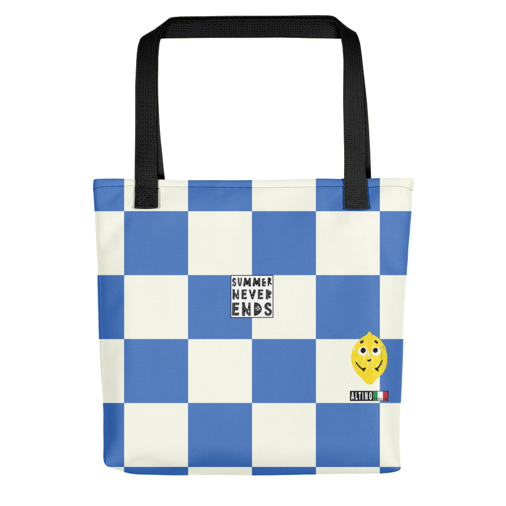 Azure - #a0f35ba0 - Blueberry And Cream - ALTINO Tote Bag - Summer Never Ends Collection - Sports - Stop Plastic Packaging - #PlasticCops - Apparel - Accessories - Clothing For Girls - Women Handbags