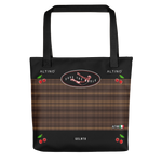 Vermilion - #be6747a0 - Dark Chocolate Apricot Stracciatella - ALTINO Tote Bag - Gelato Collection - Sports - Stop Plastic Packaging - #PlasticCops - Apparel - Accessories - Clothing For Girls - Women Handbags