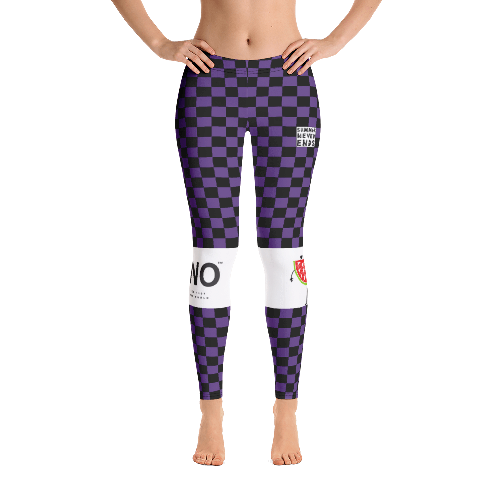 #1c6c92a0 - Grape Black - ALTINO Leggings - Summer Never Ends Collection