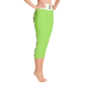 Chartreuse Green - #2e0b5230 - Green Apple - ALTINO Yoga Capri - Summer Never Ends Collection - Stop Plastic Packaging - #PlasticCops - Apparel - Accessories - Clothing For Girls - Women Pants