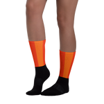 Red - #558e6090 - Orange Maraschino Cherry Frost - ALTINO Designer Socks - Stop Plastic Packaging - #PlasticCops - Apparel - Accessories - Clothing For Girls - Women Footwear