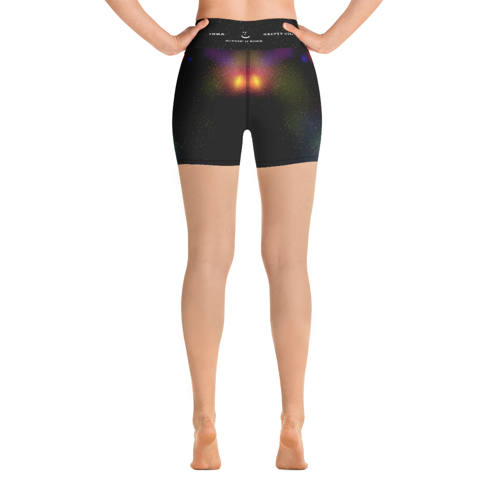 #0e3c2480 - Gritty Girl Orb 699223 - ALTINO Yoga Shorts - Gritty Girl Collection