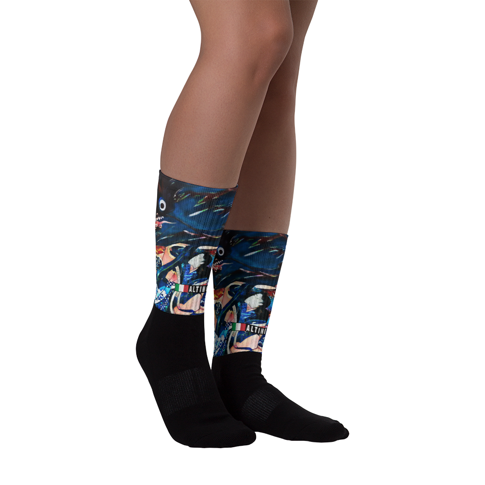 #80d50680 - ALTINO Senshi Designer Socks - Senshi Girl Collection