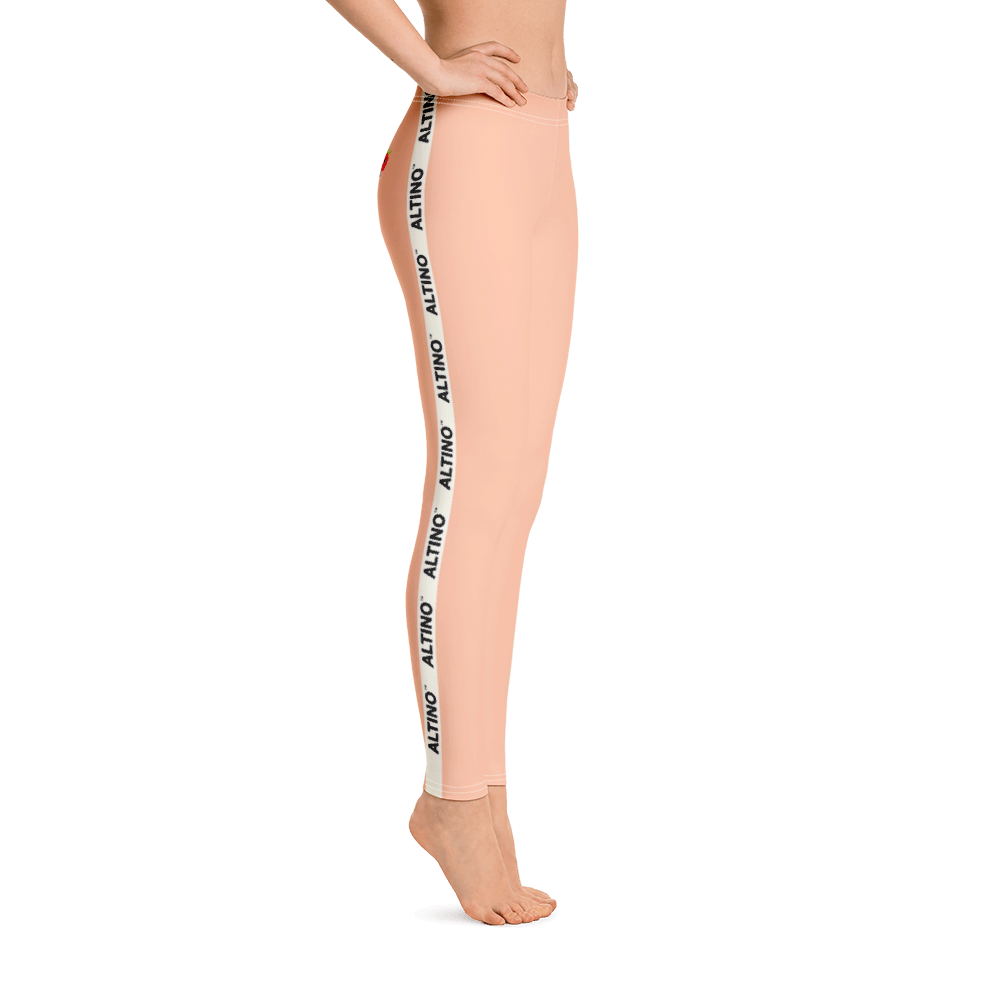 Vermilion - #32431430 - Peach - ALTINO Leggings - Summer Never Ends Collection - Fitness - Stop Plastic Packaging - #PlasticCops - Apparel - Accessories - Clothing For Girls - Women Pants