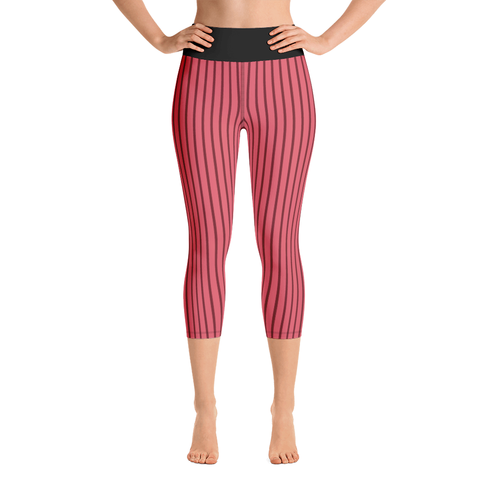 Red - #df5c5280 - Watermelon Sour Cherry Sorbet - ALTINO Yummy Yoga Capri - Gelato Collection - Stop Plastic Packaging - #PlasticCops - Apparel - Accessories - Clothing For Girls - Women Pants