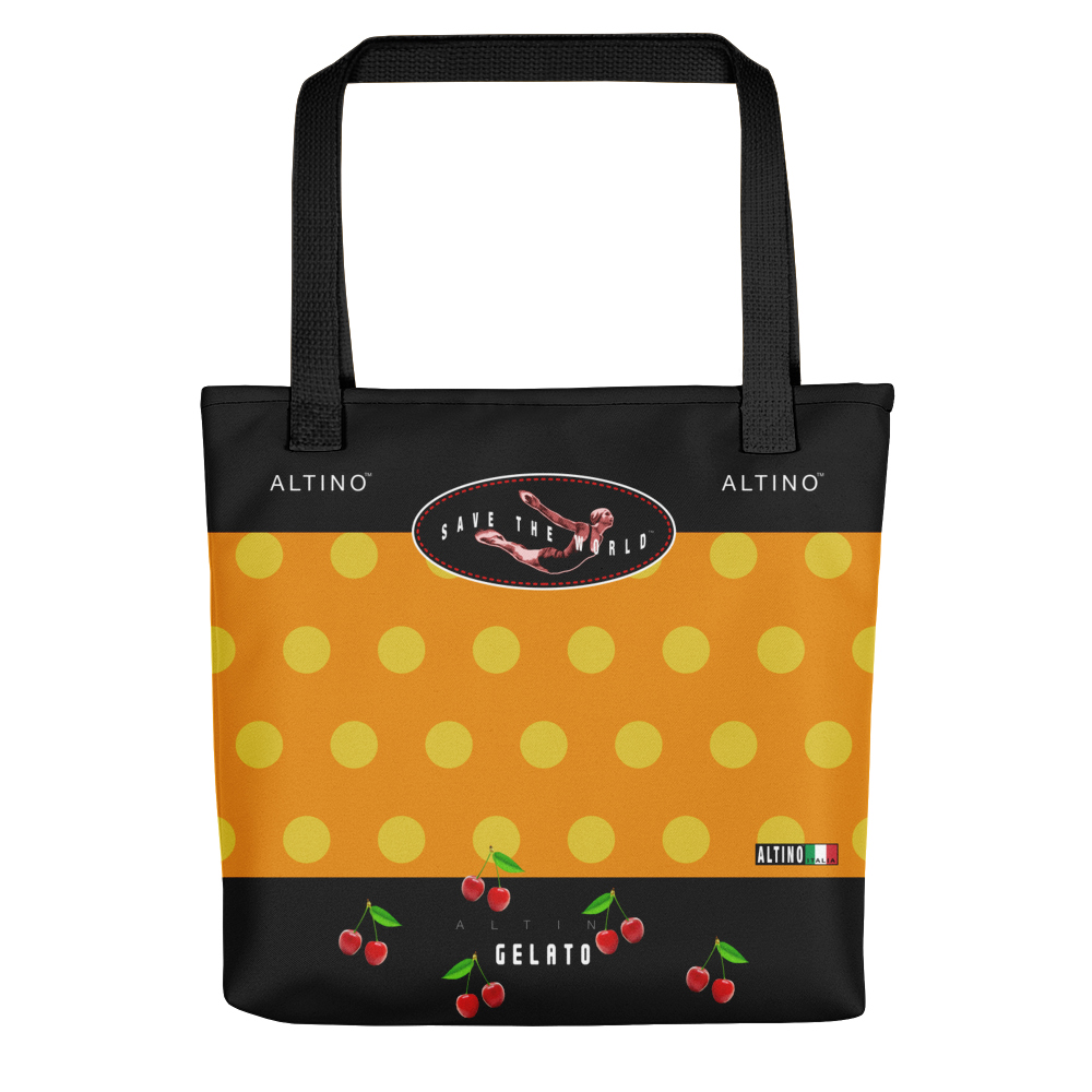 Orange - #0aa7fda0 - Peach Pineapple Sorbet - ALTINO Tote Bag - Gelato Collection - Sports - Stop Plastic Packaging - #PlasticCops - Apparel - Accessories - Clothing For Girls - Women Handbags