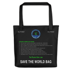 #af013fa0 - Once Upon A Time We Had Fish - ALTINO Tote Bag - Earth Collection