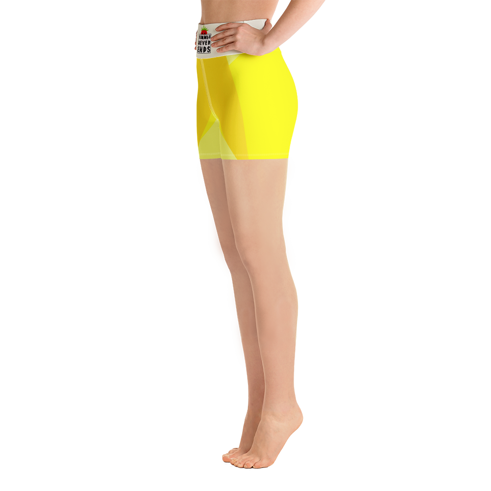 #c99c8690 - Lemon Pear Pineapple - ALTINO Yoga Shorts - Summer Never Ends Collection