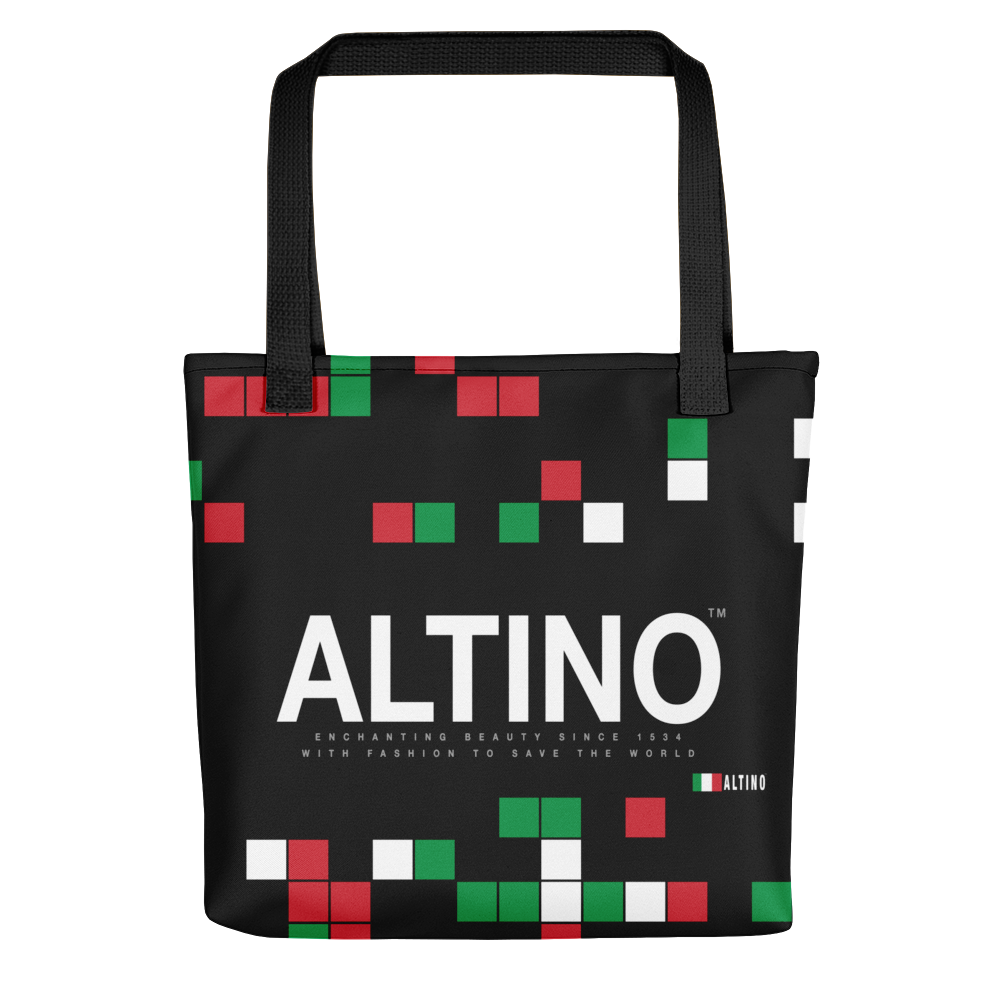 Black - #3f0f02a0 - Viva Italia Art Commission Number 47 - ALTINO Tote Bag - Sports - Stop Plastic Packaging - #PlasticCops - Apparel - Accessories - Clothing For Girls - Women Handbags
