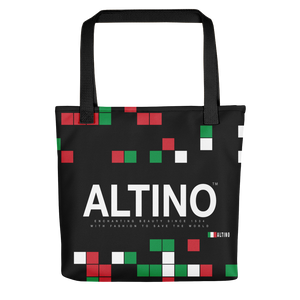 Black - #3f0f02a0 - Viva Italia Art Commission Number 47 - ALTINO Tote Bag - Sports - Stop Plastic Packaging - #PlasticCops - Apparel - Accessories - Clothing For Girls - Women Handbags