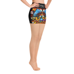 Black - #2d061fa0 - ALTINO Senshi Yoga Shorts - Senshi Girl Collection - Stop Plastic Packaging - #PlasticCops - Apparel - Accessories - Clothing For Girls - Women Pants