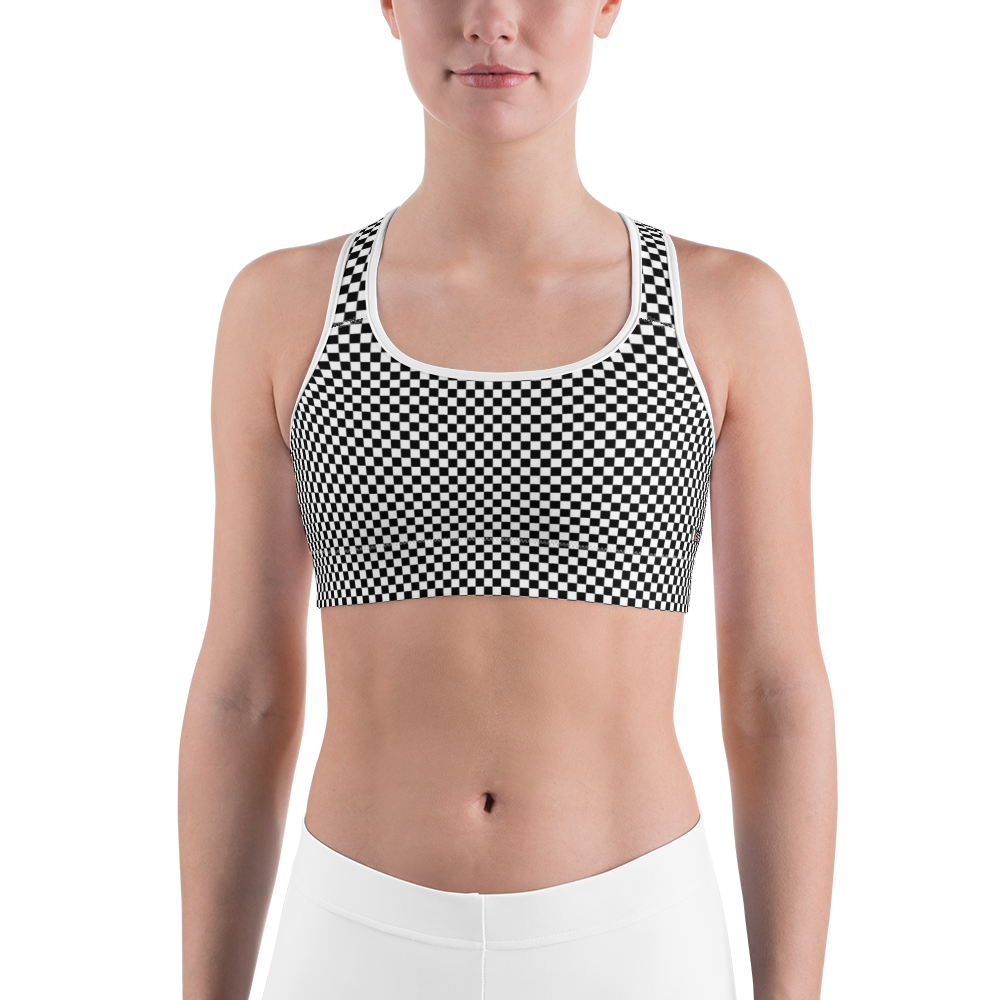 Black - #8f081cb0 - Black White - ALTINO Sports Bra - Summer Never Ends Collection - Stop Plastic Packaging - #PlasticCops - Apparel - Accessories - Clothing For Girls -