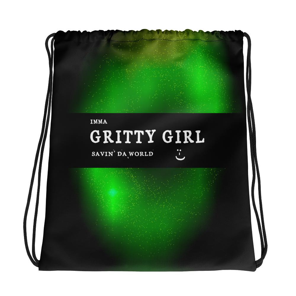 #2e18cca0 - Gritty Girl Orb 434519 - ALTINO Draw String Bag - Gritty Girl Collection