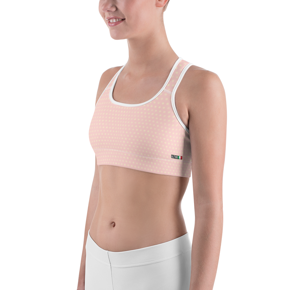 #70dbc390 - Roman Cherry Eggnog Swirl - ALTINO Sports Bra - Gelato Collection