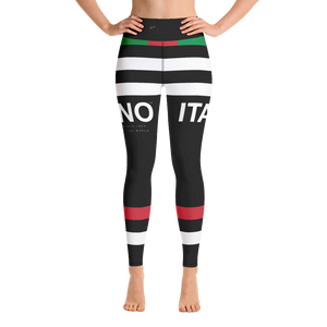 Black - #105260a0 - Viva Italia Art Commission Number 78 - ALTINO Yoga Pants - Stop Plastic Packaging - #PlasticCops - Apparel - Accessories - Clothing For Girls - Women