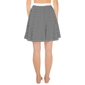 #b12a5380 - Black White - ALTINO Skater Skirt - Summer Never Ends Collection