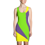 Yellow - #53a3f230 - Grape Lemon Lime - ALTINO Fitted Dress - Summer Never Ends Collection - Stop Plastic Packaging - #PlasticCops - Apparel - Accessories - Clothing For Girls - Women Dresses