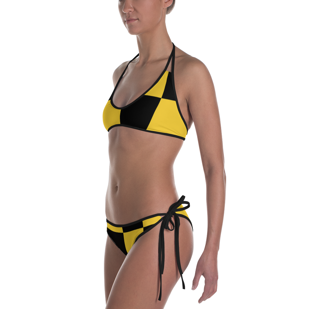 Amber - #b0546d00 - Bananna Black - ALTINO Reversible Bikini - Summer Never Ends Collection - Stop Plastic Packaging - #PlasticCops - Apparel - Accessories - Clothing For Girls - Women Swimwear