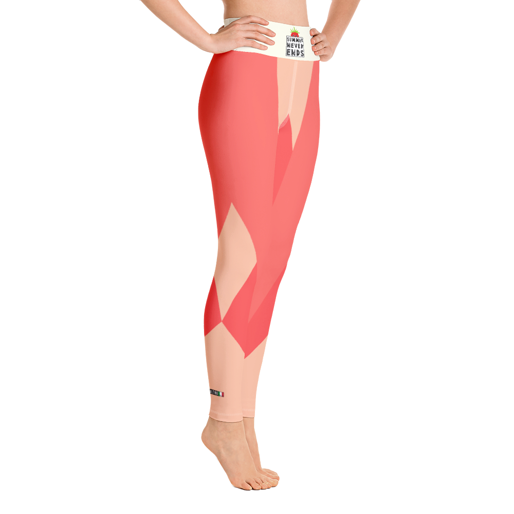 Vermilion - #f7235590 - Grapefruit Peach Watermelon - ALTINO Yoga Pants - Stop Plastic Packaging - #PlasticCops - Apparel - Accessories - Clothing For Girls - Women