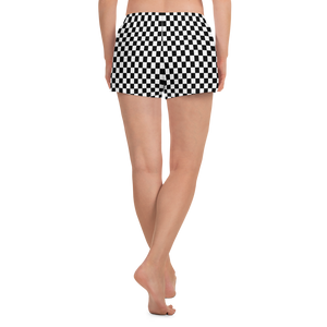 #3e2a13a0 - Black White - ALTINO Athletic Shorts - Summer Never Ends Collection