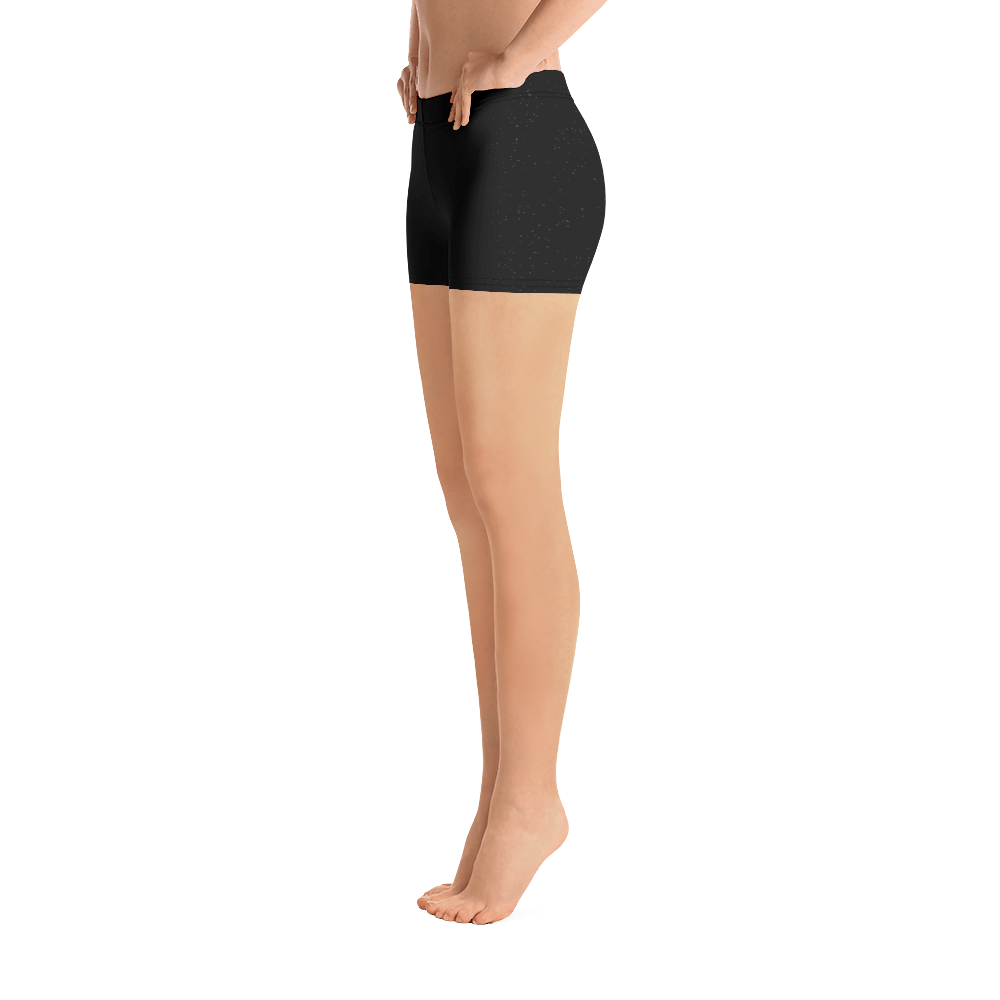 #2b398a80 - Black Magic Touch Of Gold - ALTINO Sport Shorts - Gritty Girl Collection