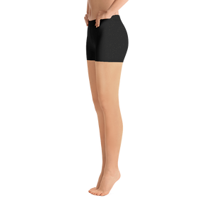 #2b398a80 - Black Magic Touch Of Gold - ALTINO Sport Shorts - Gritty Girl Collection