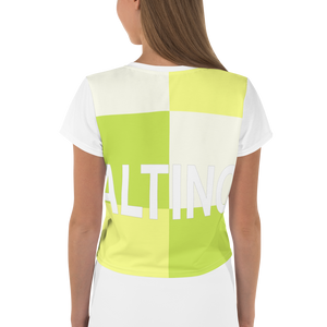 #87bce0b0 - Kiwi Pear And Cream - ALTINO Crop Tees - Summer Never Ends Collection