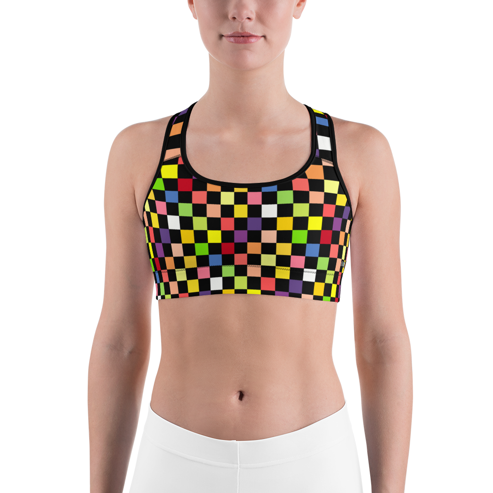 Black - #c779e3a0 - Fruit Melody - ALTINO Sports Bra - Summer Never Ends Collection - Stop Plastic Packaging - #PlasticCops - Apparel - Accessories - Clothing For Girls -