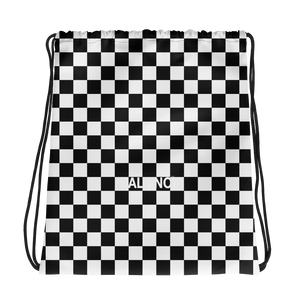 #feff5ba0 - Black White - ALTINO Draw String Bag - Summer Never Ends Collection