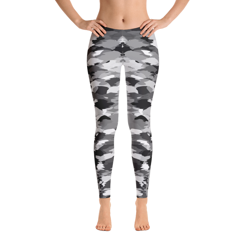 #a85ac4c0 - Gray Ripple - ALTINO Fashion Sports Leggings - Team GIRL Player