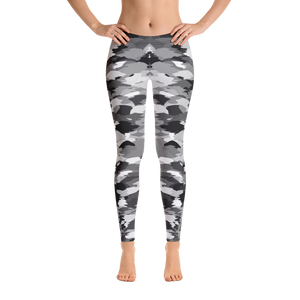 #a85ac4c0 - Gray Ripple - ALTINO Fashion Sports Leggings - Team GIRL Player