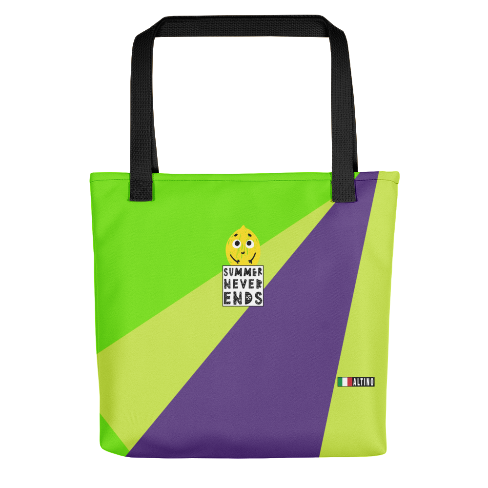 Chartreuse Green - #27302ca0 - Grape Kiwi Lime - ALTINO Tote Bag - Summer Never Ends Collection - Sports - Stop Plastic Packaging - #PlasticCops - Apparel - Accessories - Clothing For Girls - Women Handbags