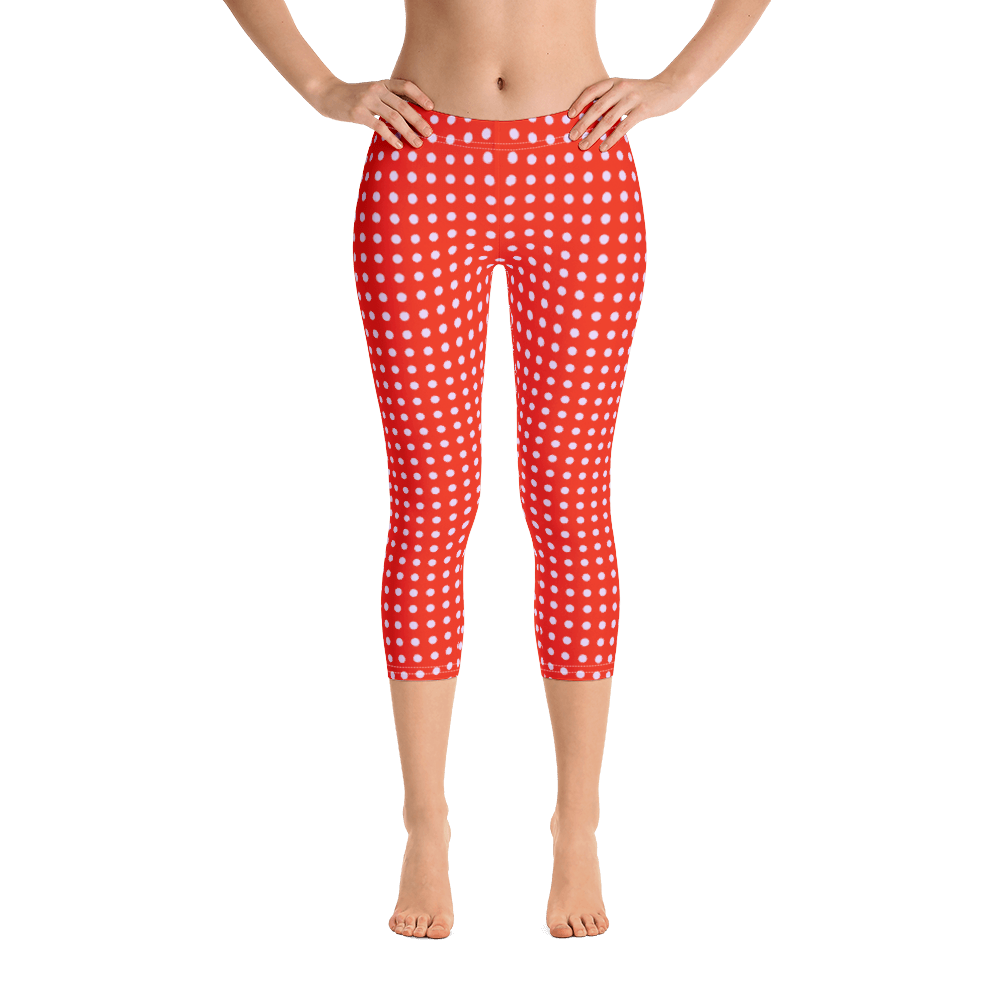 #0ceb58d0 - Watermelon Mulberry Swirl - ALTINO Sport Capri Leggings - Team GIRL Player