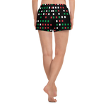 Black - #6f8edd80 - Viva Italia Art Commission Number 16 - ALTINO Athletic Shorts - Stop Plastic Packaging - #PlasticCops - Apparel - Accessories - Clothing For Girls - Women