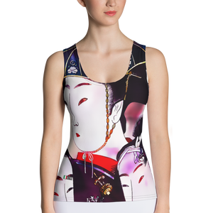 Black - #92c72e80 - ALTINO Senshi Fitted Tank Top - Senshi Girl Collection - Stop Plastic Packaging - #PlasticCops - Apparel - Accessories - Clothing For Girls - Women Tops