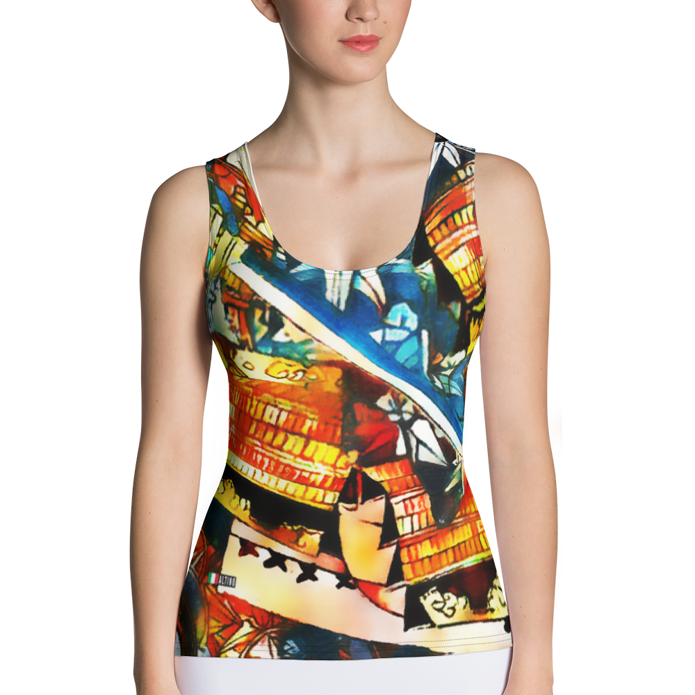 Black - #aab21280 - ALTINO Senshi Fitted Tank Top - Senshi Girl Collection - Stop Plastic Packaging - #PlasticCops - Apparel - Accessories - Clothing For Girls - Women Tops